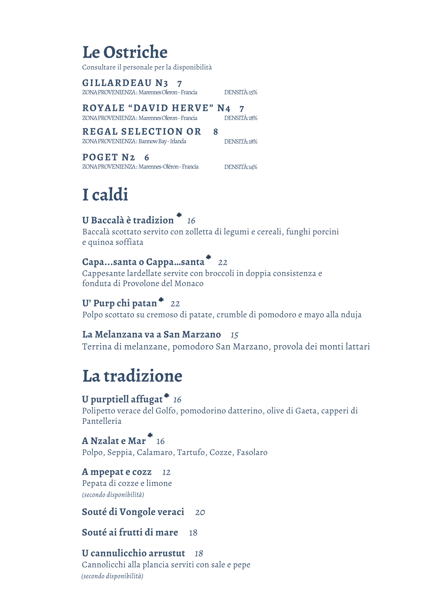 ANTIPASTI
